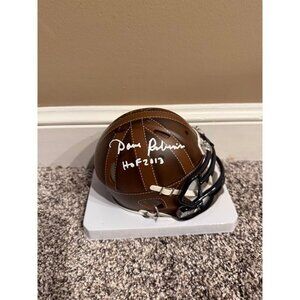 Dave Robinson signed HOF 2013 autographed Green Bay Packers Mini Helmet Beckett